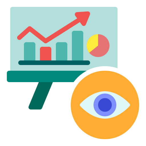 visión icono gratis