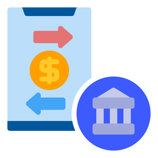 transferencia bancaria icono gratis