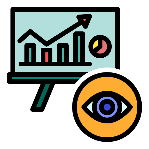 visión icono gratis