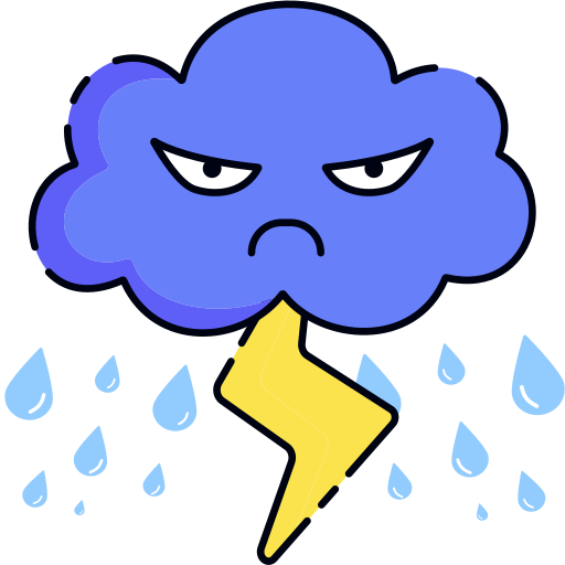 tormenta icono gratis