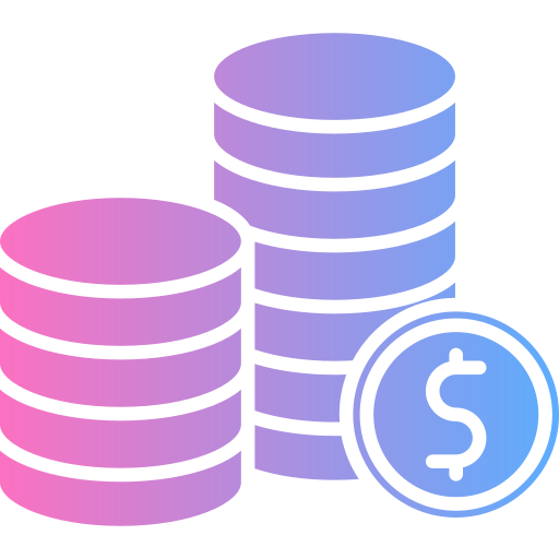 pièces Icône gratuit