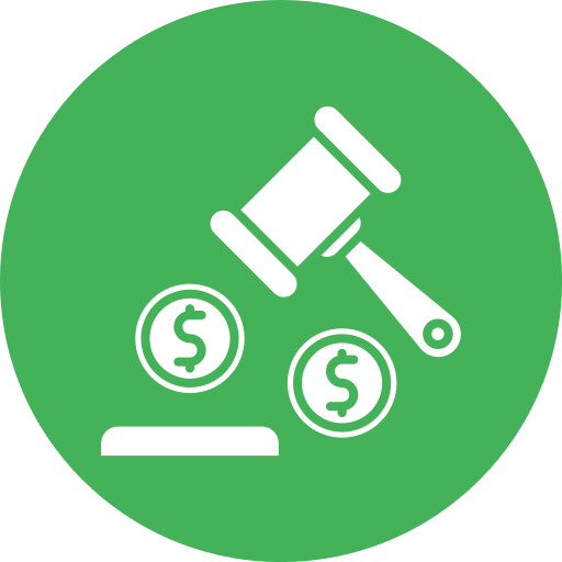 enchères Icône gratuit