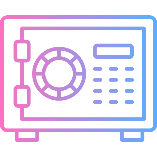 caja de seguridad icono gratis