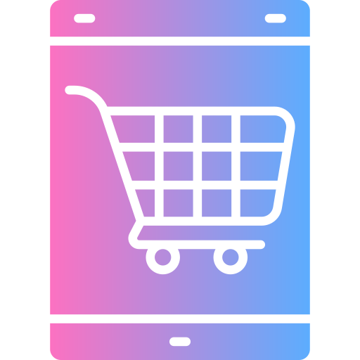 compras móviles icono gratis