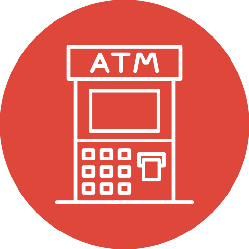Atm machine free icon Atm machine free icon