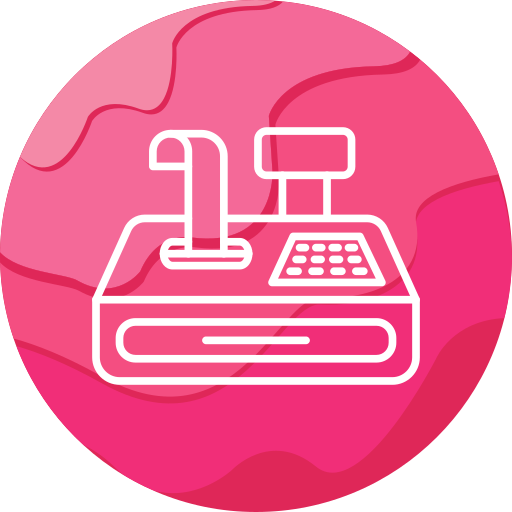 Cash register free icon