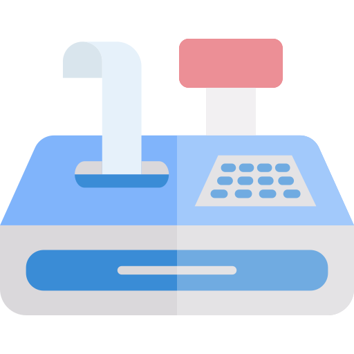 Cash register free icon