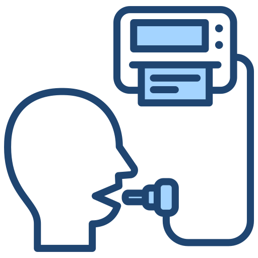 espirometría icono gratis