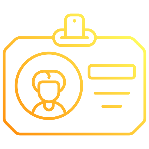 tarjeta de identificación icono gratis