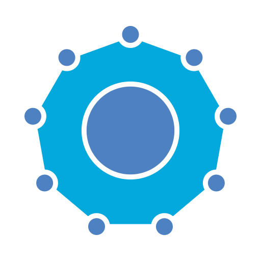 nonágono icono gratis