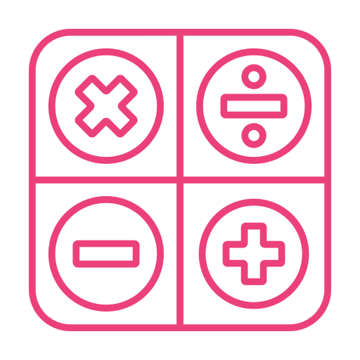 matemáticas icono gratis