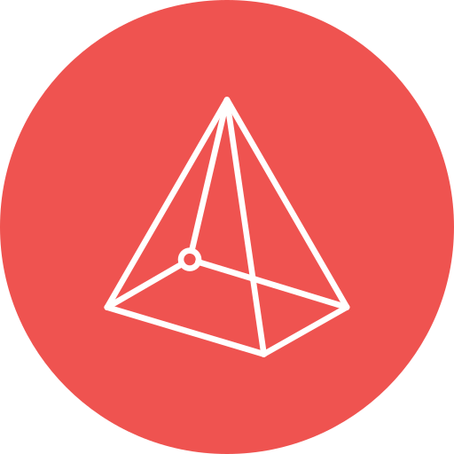 pirámide icono gratis