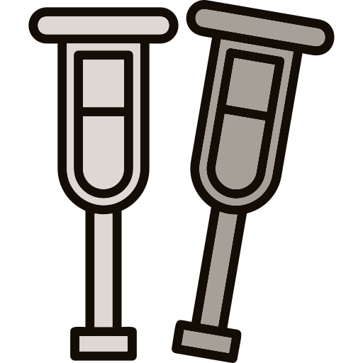 Crutch free icon