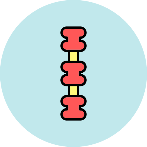 columna vertebral icono gratis