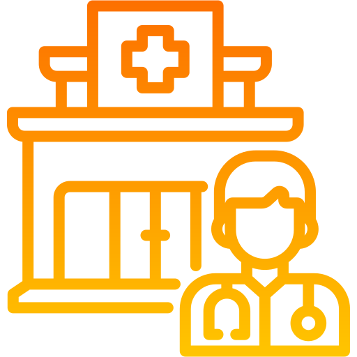 clínica de salud icono gratis