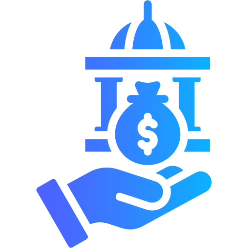 subvención icono gratis