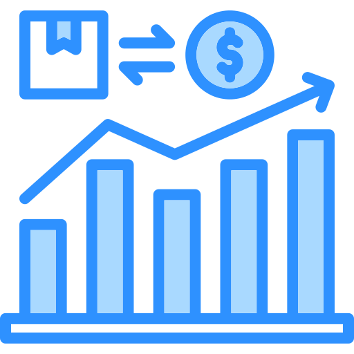 comercio de tendencia icono gratis