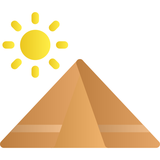 pyramide Icône gratuit pyramide Icône gratuit
