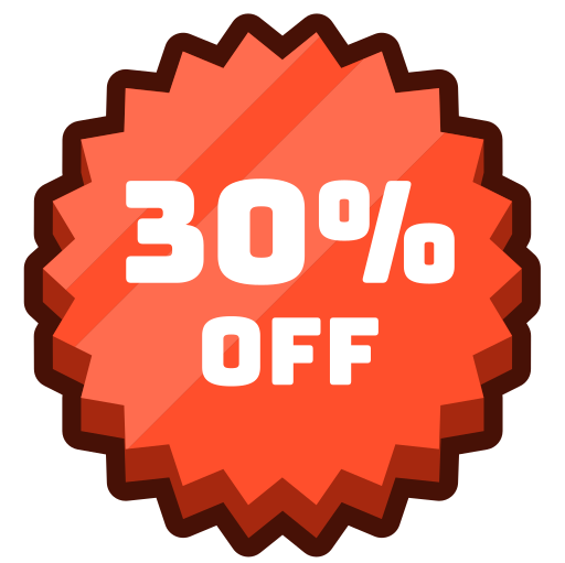 30 prozent kostenlos Icon