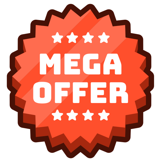 venta mega icono gratis