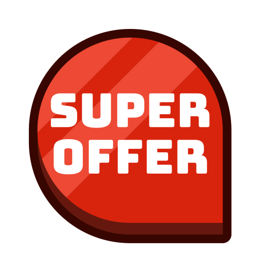 super venta icono gratis