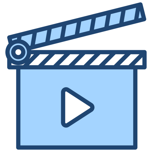 produção de vídeo grátis ícone