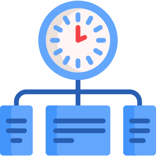 Gestión del tiempo icono gratis