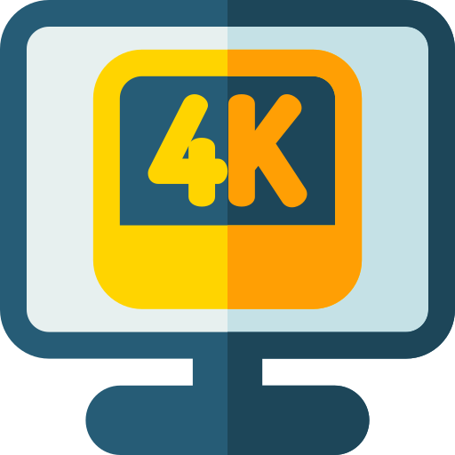 4k Basic Rounded Flat icon