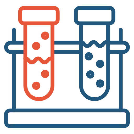 tubos de ensayo icono gratis