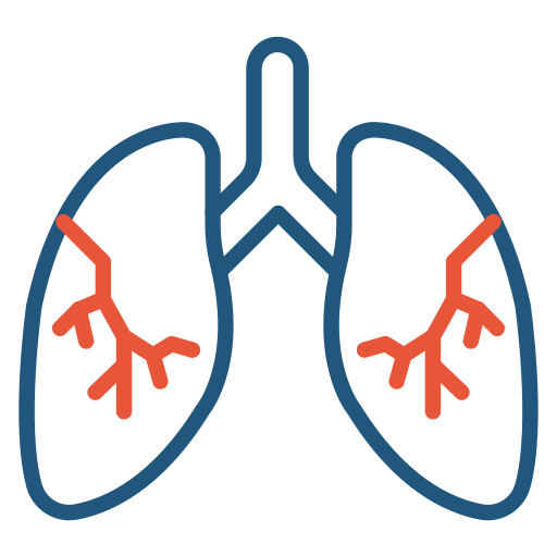 pulmones icono gratis