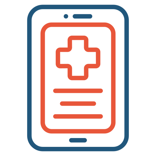 aplicación de salud icono gratis