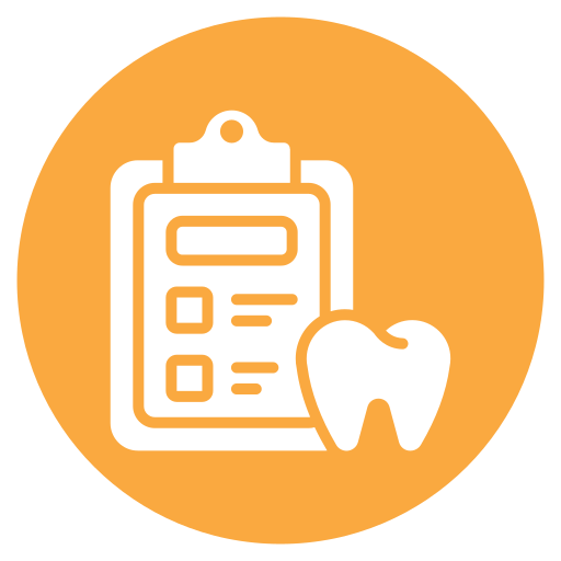 informe dental icono gratis