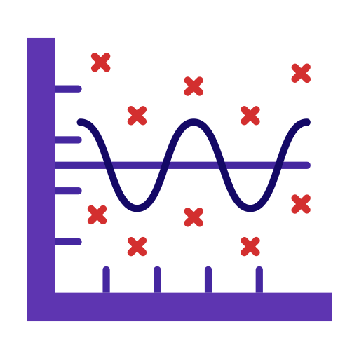 gráfico de ondas icono gratis