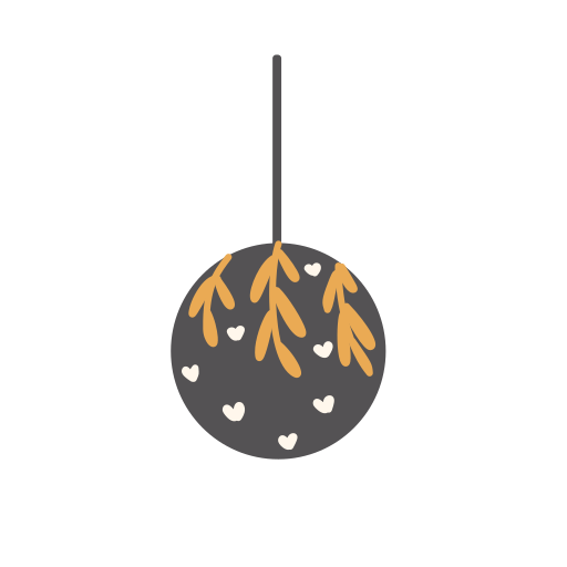 boule de noël Icône gratuit