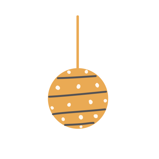 boule de noël Icône gratuit