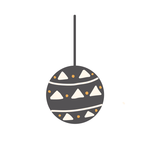 boule de noël Icône gratuit