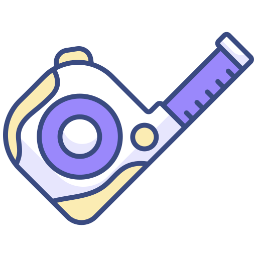 Tape measure free icon