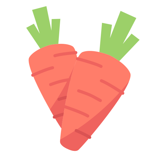 zanahorias icono gratis