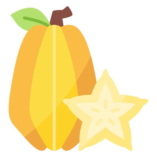 fruta estrella icono gratis