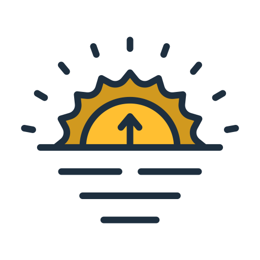 amanecer icono gratis