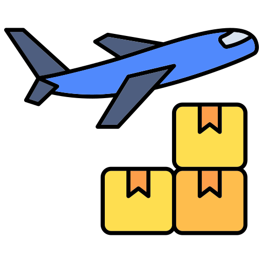 avión de carga icono gratis