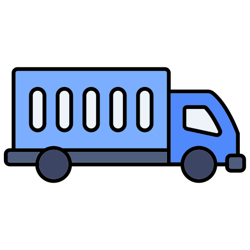 camión de carga icono gratis