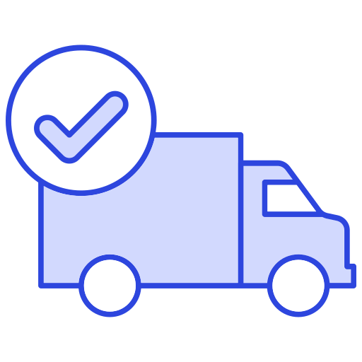 Delivery done free icon