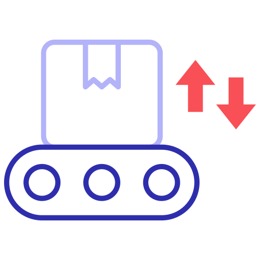 clasificación de paquetes icono gratis