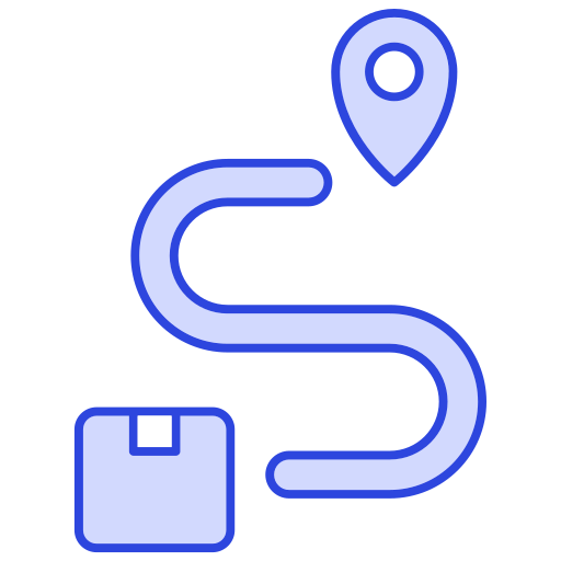 Shipping route free icon Shipping route free icon