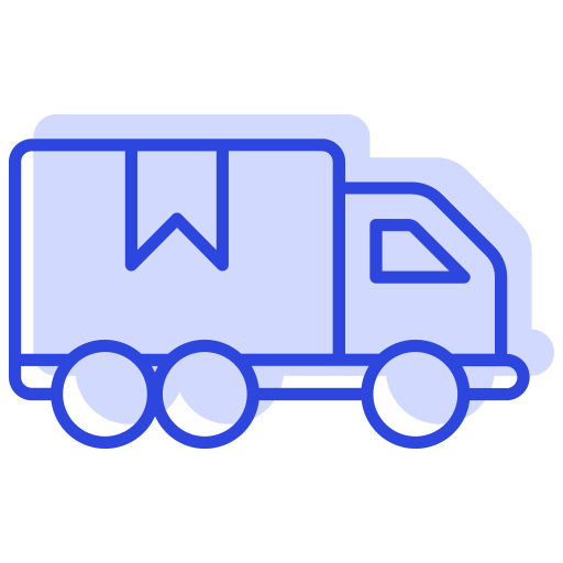 camión de reparto icono gratis