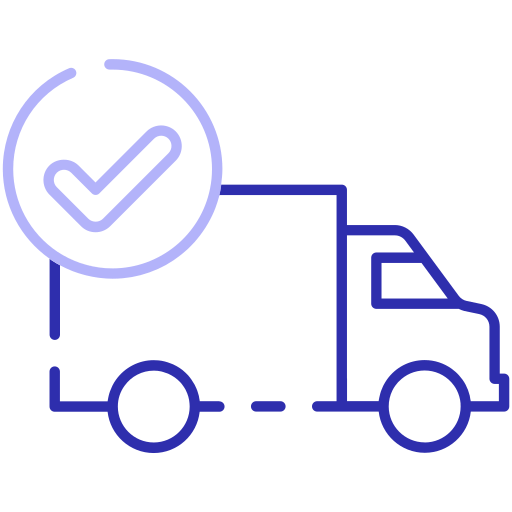 Delivery done free icon