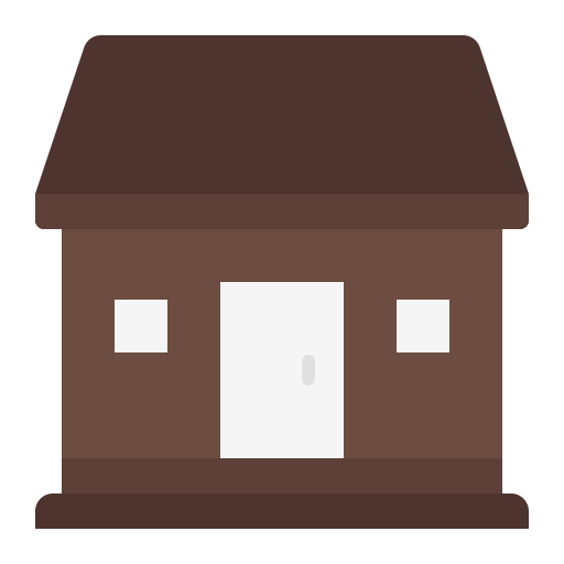 bungalow icono gratis