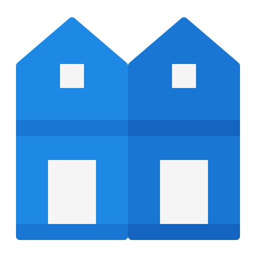 casa adosada icono gratis