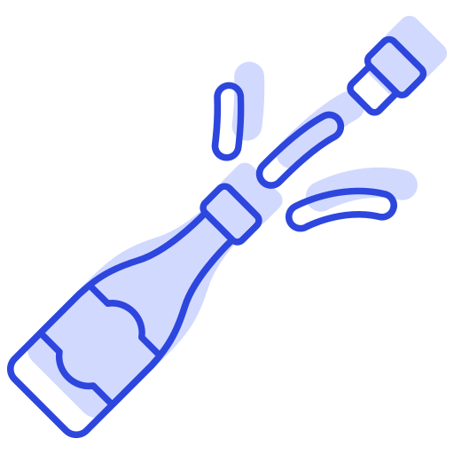 champán icono gratis